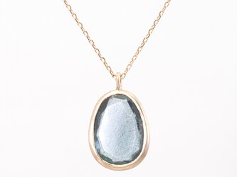 Moss aquamarine necklaceの画像
