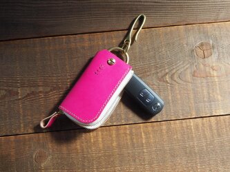 ＋１０ｍｍ スマートキーケース　真鍮フック【受注制作】の画像