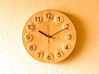【受注製作品】wall clock メープルの画像