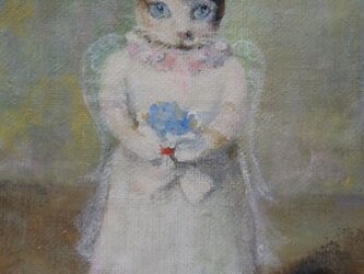 発表会・天使の翼をつけての画像