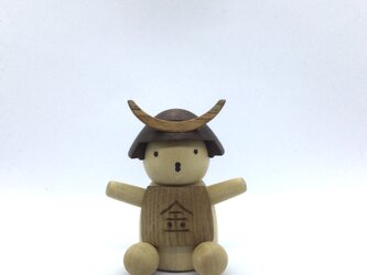 兜をかぶった金太郎さん(受注制作)の画像