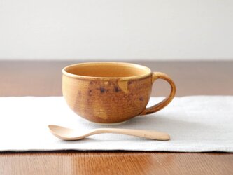黄瀬戸釉の香ばしスープカップ ＊ ２の画像