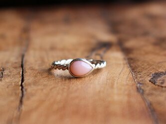 プチリング　ピンクオパール【hr108】