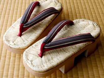 『日光下駄』二枚歯、8寸(約24～25cm)■栃木県の伝統工芸品■手仕事一点物【在庫有り】の画像