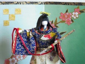 五月人形 太刀　和紙人形の画像