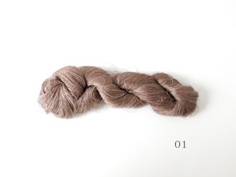 ：奄美大島の泥染絹糸：01の画像