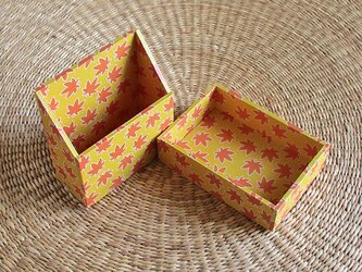 もみじの小箱セット（イエロー）の画像