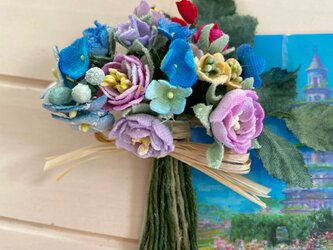 布花Small corsage gift series Pastel flowers Bの画像