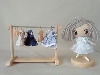 ぬいぐるみ　ハッピードール用ハンガーラックBセットの画像