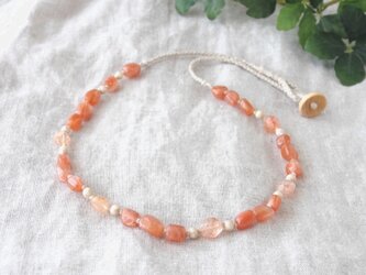 Orange Shine Short Necklaceの画像