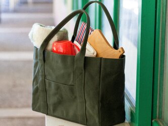 トートバッグ 01 オリーブドラブ / 6号帆布