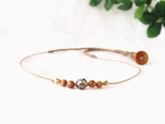 Brown Nature（short necklace）の画像