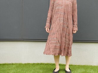 リンクス細ボーダー　ワンピース         ..4483の画像