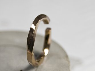 鏡面 PGPピンクゴールドツイストイヤーカフ 2.0mm幅 ミラー｜PGP EAR CUFF bs｜501の画像