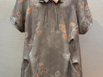 チュニック（着物リメイク）（絞り）の画像