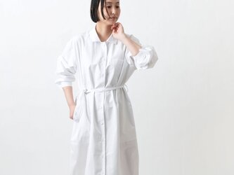 【new】木間服装製作 / longshirt white / unisex 1size / ロングシャツの画像