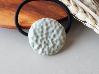 サークル凹凸ヘアゴム 青銅【陶器】の画像