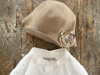 『　EMBLEM   』 suMire-bouquet手染め布花コサージュの画像