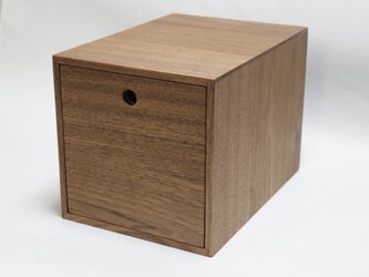 ⭕新作⭕「ウォルナット」 引出し付 小物入れ F 　<ADF5>　【受注制作】の画像