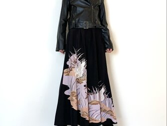 着物リメイク　留袖マーメイドフレアスカートの画像