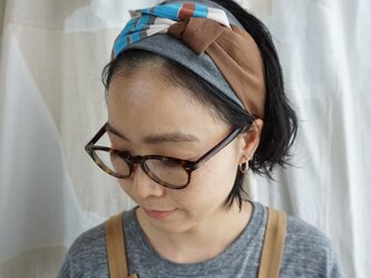 ○patchwork turban (cotton mix 21ss-a)の画像
