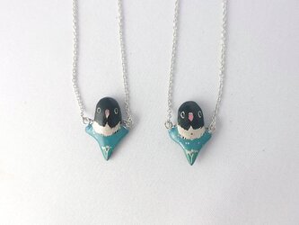 《受注制作》ウチの子オーダー パッカーン漆ネックレスの画像