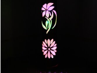 竹ランプ　〜〜花の華〜〜の画像