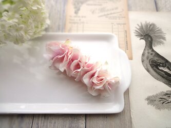 ミニ紫陽花のバレッタ ■ Chuchu シリーズ ■No.148 ラベンダーピンクの画像
