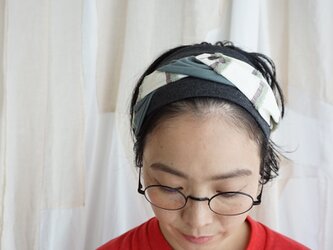 ○patchwork turban (cotton mix 21ss-k)の画像