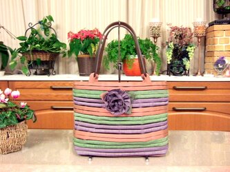 畳縁トートバッグの画像