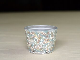 抽象的デザイン猪口　iCw-004の画像