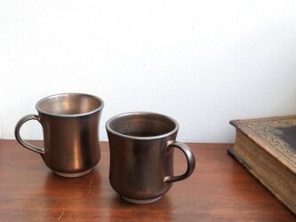 ✤再入荷✤：無名異焼のマグカップ：黄金(S型)の画像