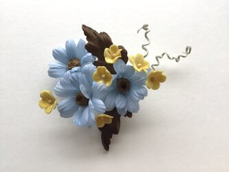 ブルーの小菊の画像
