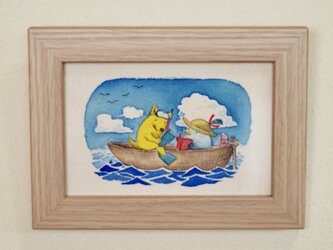 「ボート」原画　の画像