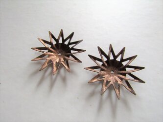 太陽のような縁枠パーツset　vintage materialの画像