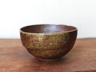 備前焼　茶碗 (木箱付き)　ty-010の画像