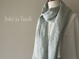 Silklnen Scarf 　ミントグリーンの画像