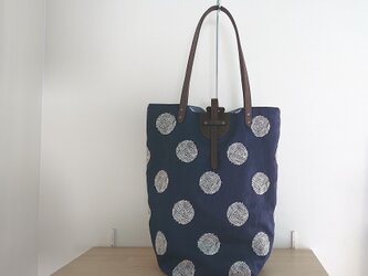Sale リネン刺繍　トートバッグ（大）の画像