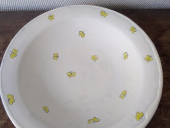 粉引き　リム鉢の画像