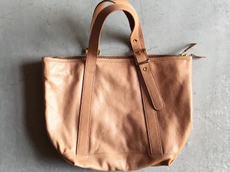 BUCKLE TOTE NATURALの画像