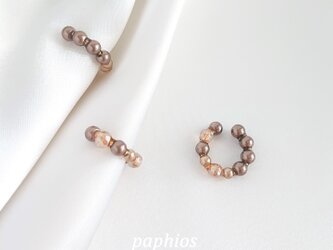 [イヤカフ] brown-pearlの画像