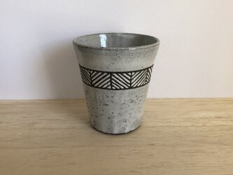 タンブラー(ヘリンボーン・白）の画像