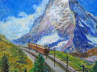 登山鉄道の画像
