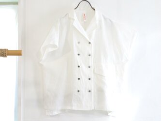 tailored french shirt (w/linen)の画像