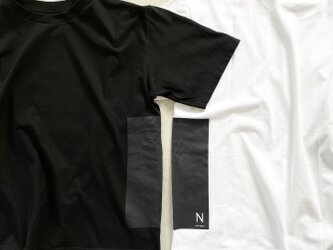 2色展開 ユニセックス サイドプリント 5.6オンスヘビーウェイトビッグTシャツの画像