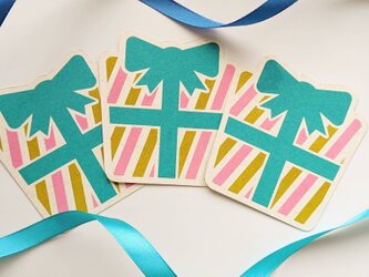 【プレゼント】レトロ印刷のメッセージカード【3枚組】の画像
