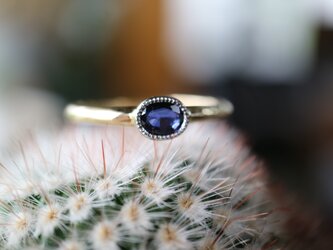 ブルーサファイヤ指輪の画像