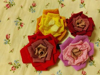 薔薇浪漫　ブローチ&スリーピンの画像