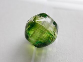 蜻蛉玉　〜墨流／新緑〜　2021-18の画像