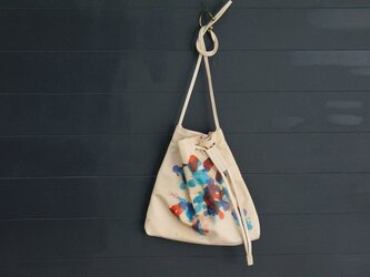 パレット・アシンメトリー巾着BAG＃KipLeatherの画像